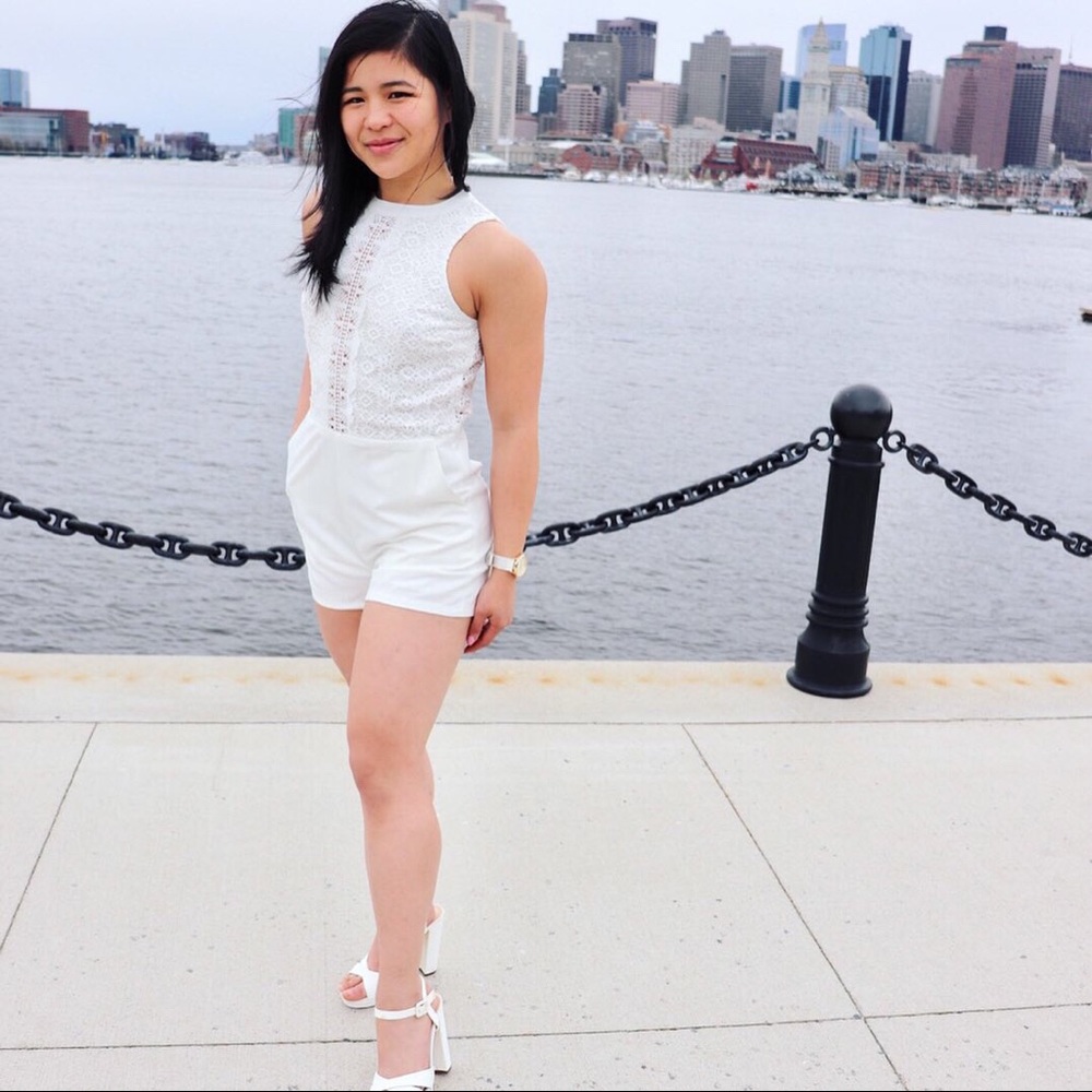 FINAL PRICE DROP ✨ Host Pick! White lace romper! - Picture 2 of 5